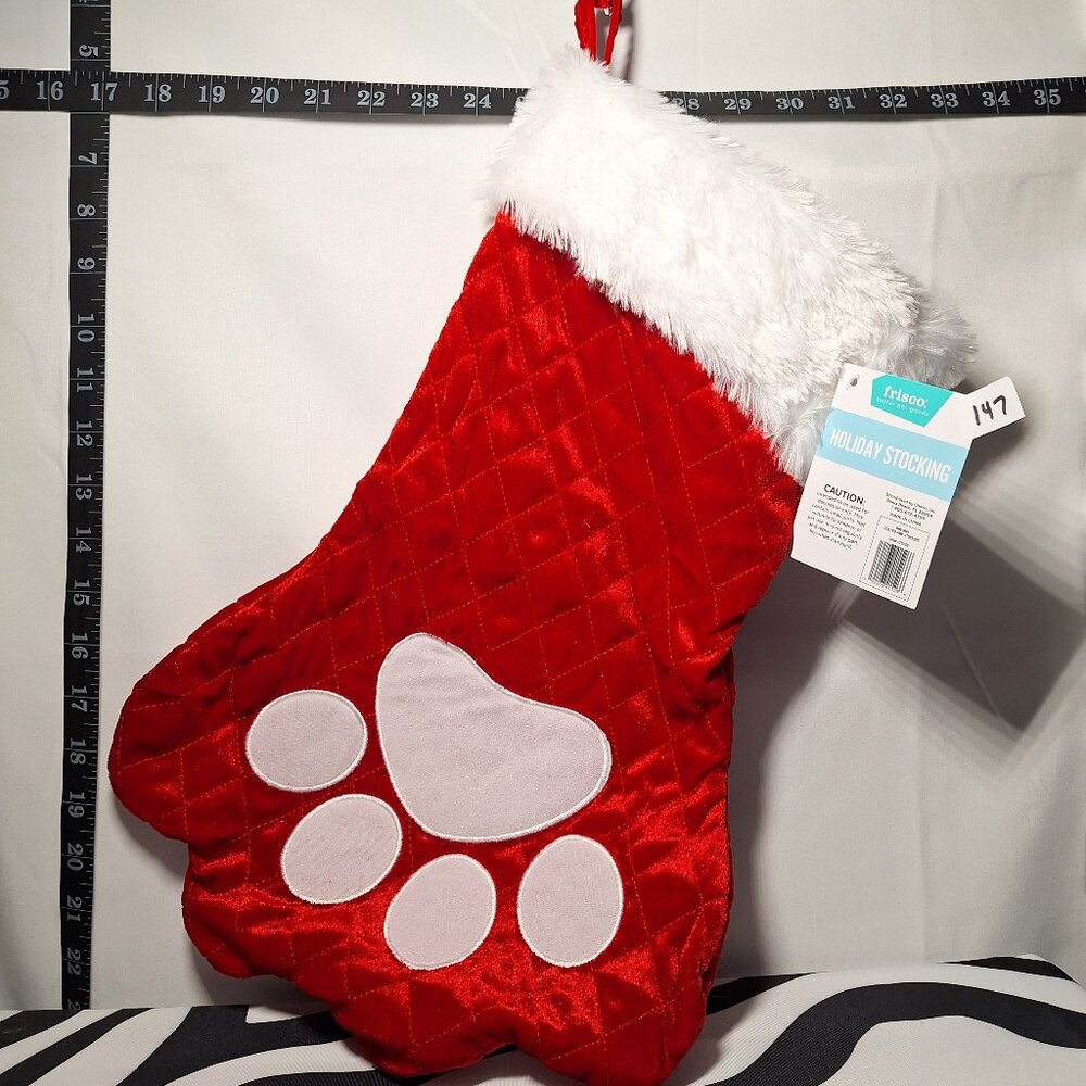NWT Frisco Pet Paw Stocking